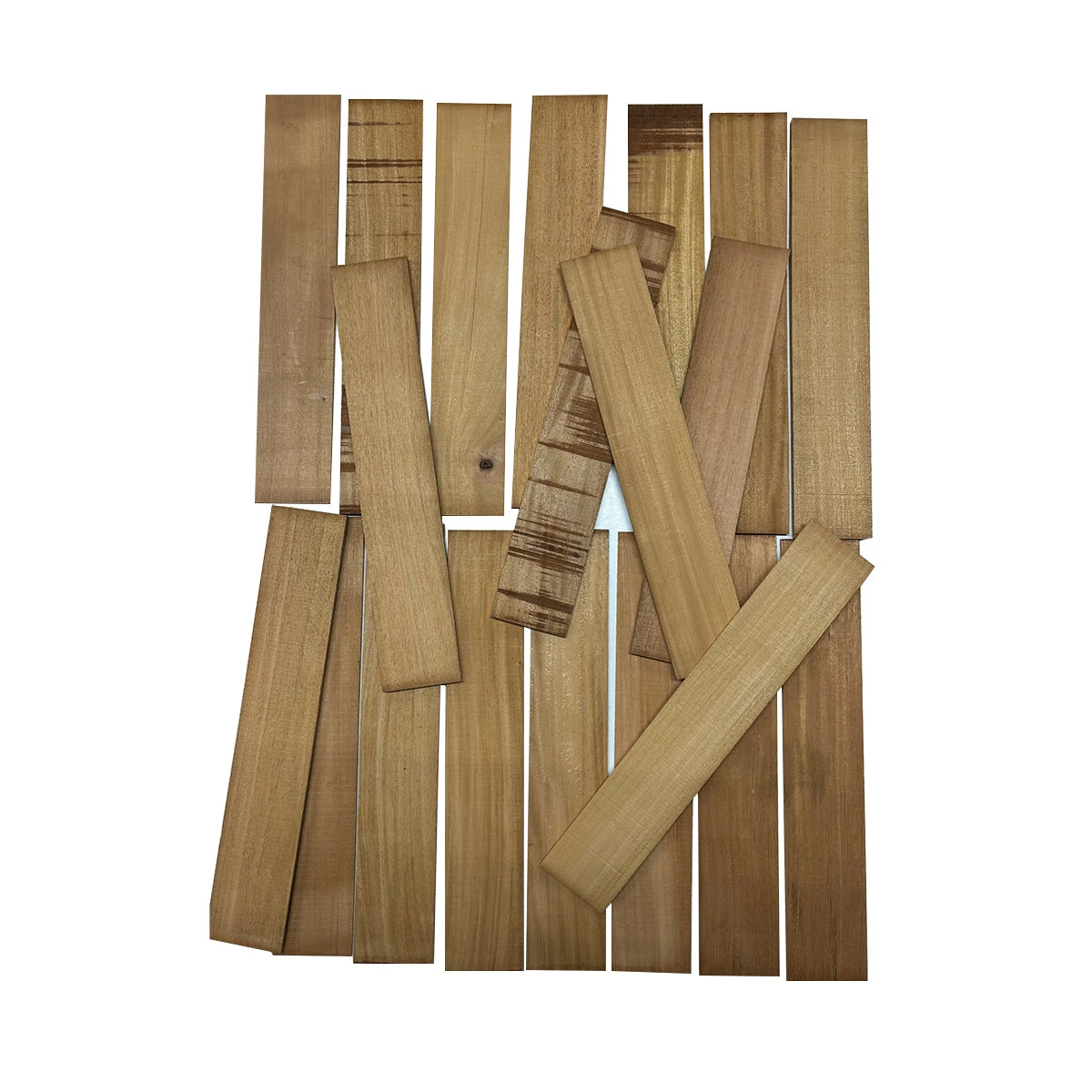 Pack Of 20 Pieces, Mahogany Cutoff Boards (Thin Stock Lumber)-22" X 4" X 1/8" To 1/2" - Image 3