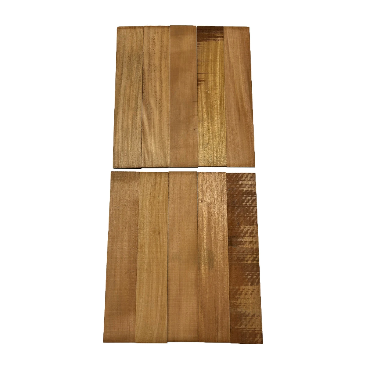 Pack Of 10 Pieces, Mahogany Cutoff Boards (Thin Stock Lumber)-22" X 4" X 1/8" To 1/2" - Image 3
