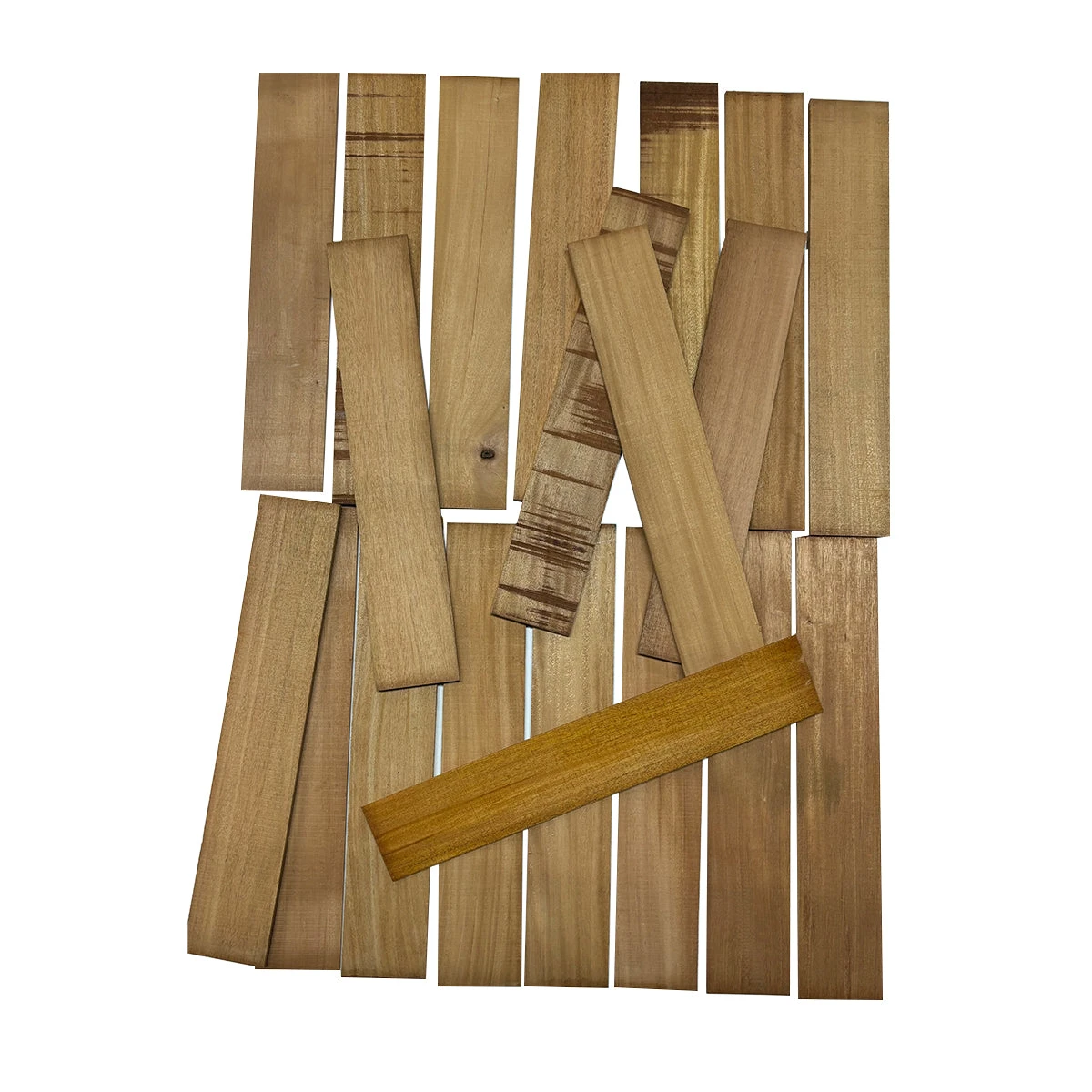 Pack Of 20 Pieces, Mahogany Cutoff Boards (Thin Stock Lumber)-22" X 4" X 1/8" To 1/2" - Image 5
