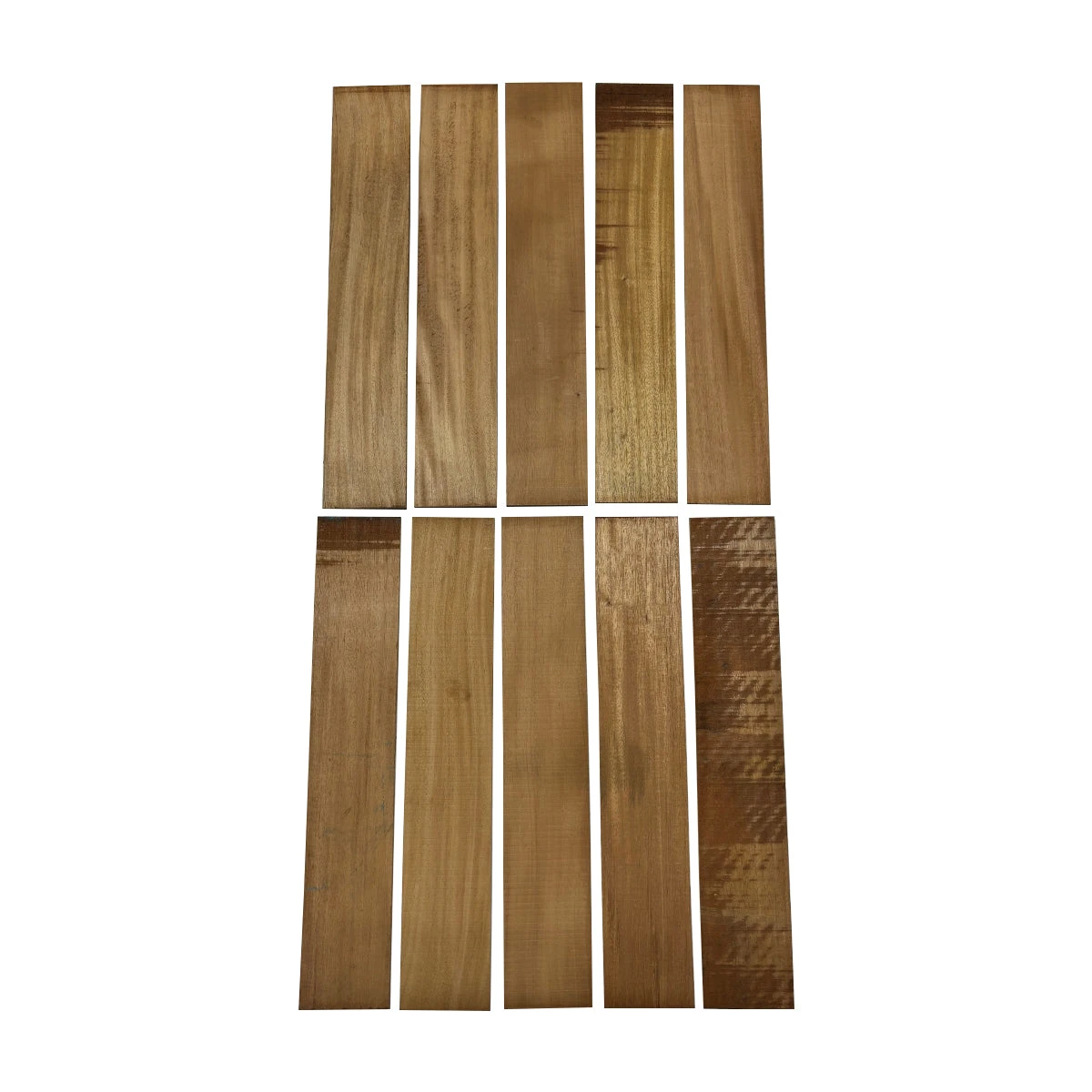 Pack Of 10 Pieces, Mahogany Cutoff Boards (Thin Stock Lumber)-22" X 4" X 1/8" To 1/2" - Image 5