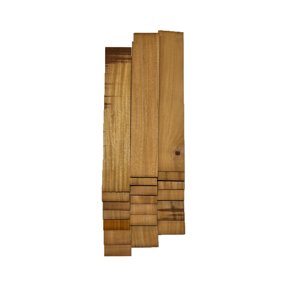 Pack Of 20 Pieces, Mahogany Cutoff Boards (Thin Stock Lumber)-22" X 4" X 1/8" To 1/2" - Image 4