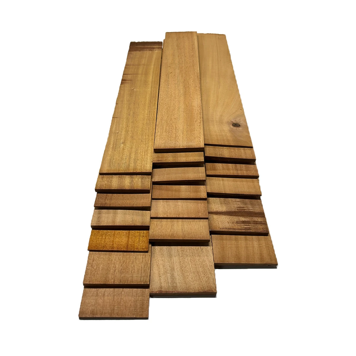 Pack Of 20 Pieces, Mahogany Cutoff Boards (Thin Stock Lumber)-22" X 4" X 1/8" To 1/2"