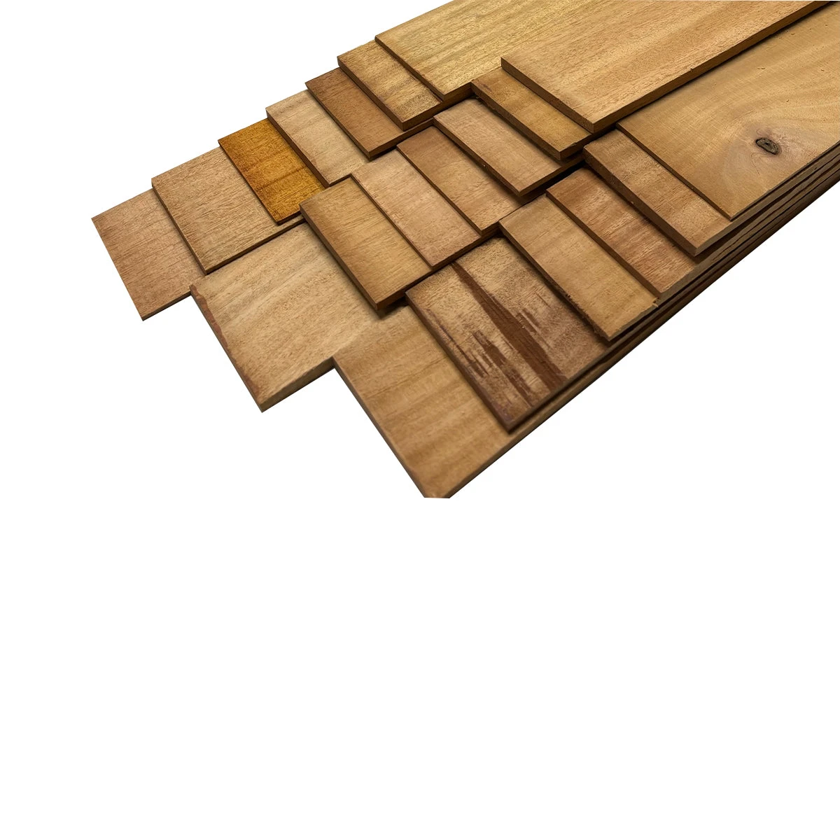 Pack Of 20 Pieces, Mahogany Cutoff Boards (Thin Stock Lumber)-22" X 4" X 1/8" To 1/2" - Image 2