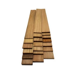 Pack Of 20 Pieces, Mahogany Cutoff Boards (Thin Stock Lumber)-22" X 3" X 1/8" To 1/2"