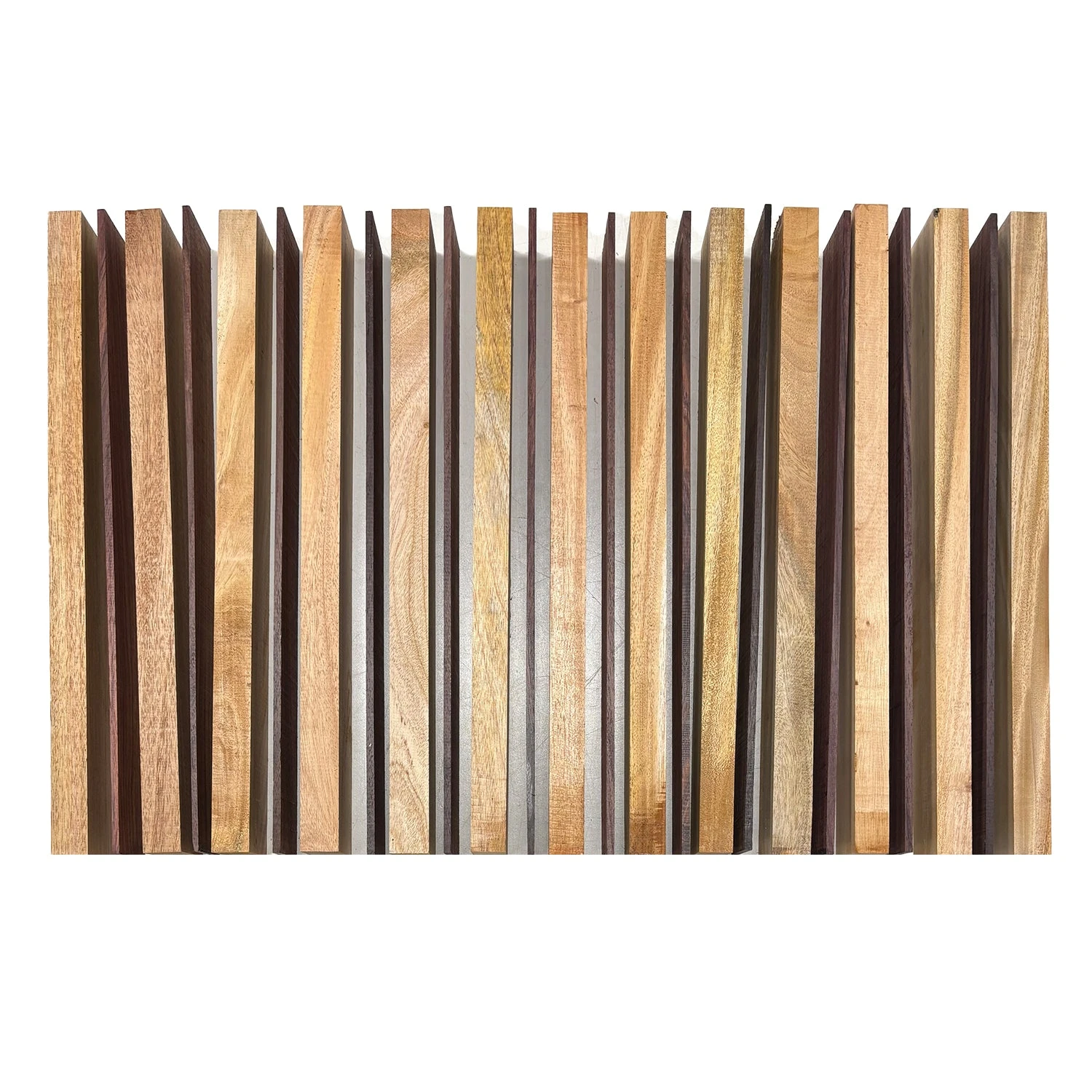 Combo Of 24 , DIY Cutting Board Kit | Mahogany (3/4" X 2" X 18"), East Indian Rosewood (1/8" X 2" X 18") - Image 6