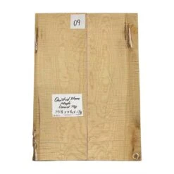 Quilted Flame Maple Bookmatched Guitar Carved Tops 20-1/2" X 7-1/4" X 1-1/8" #09