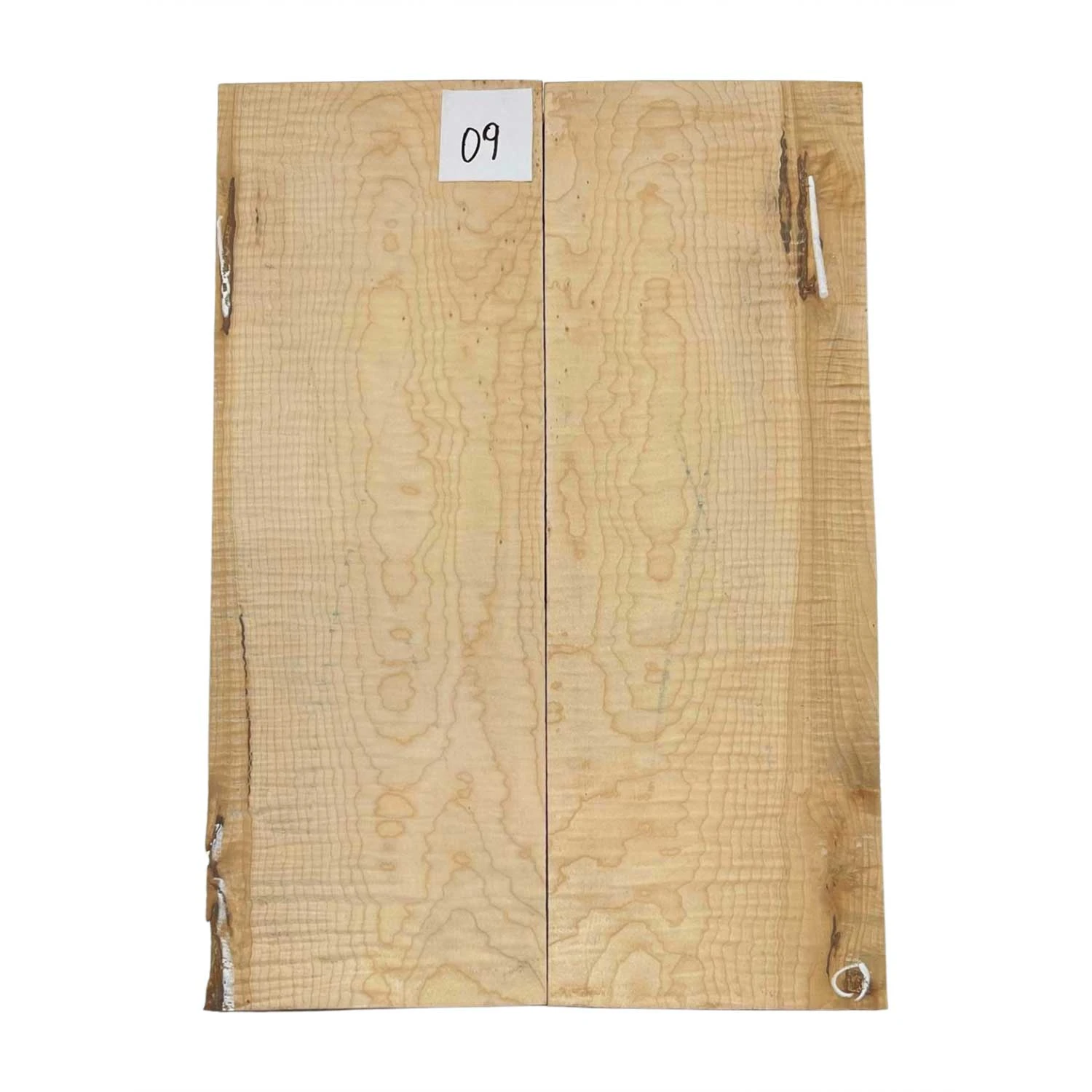 Quilted Flame Maple Bookmatched Guitar Carved Tops 20-1/2" X 7-1/4" X 1-1/8" #09 - Image 2