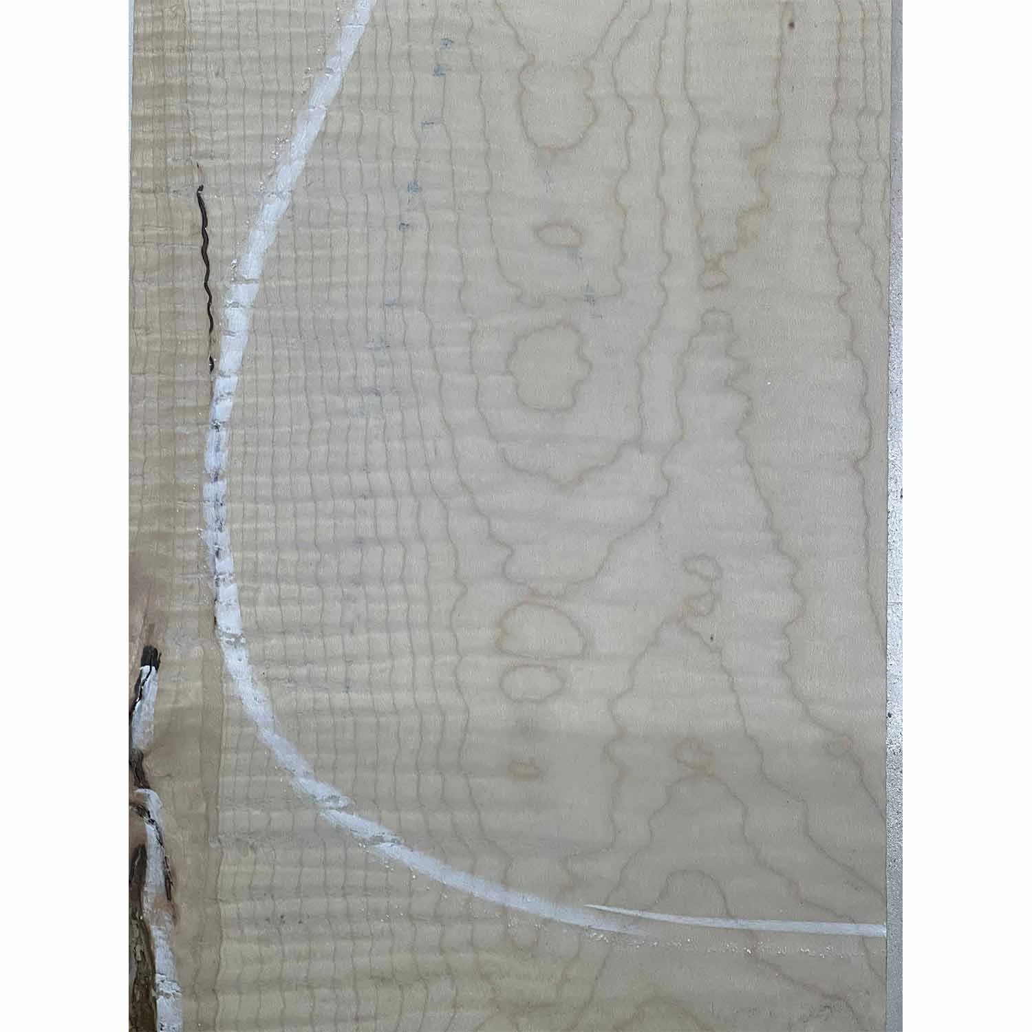 Quilted Flame Maple Bookmatched Guitar Carved Tops 20-1/2" X 7-1/4" X 1-1/8" #09 - Image 6