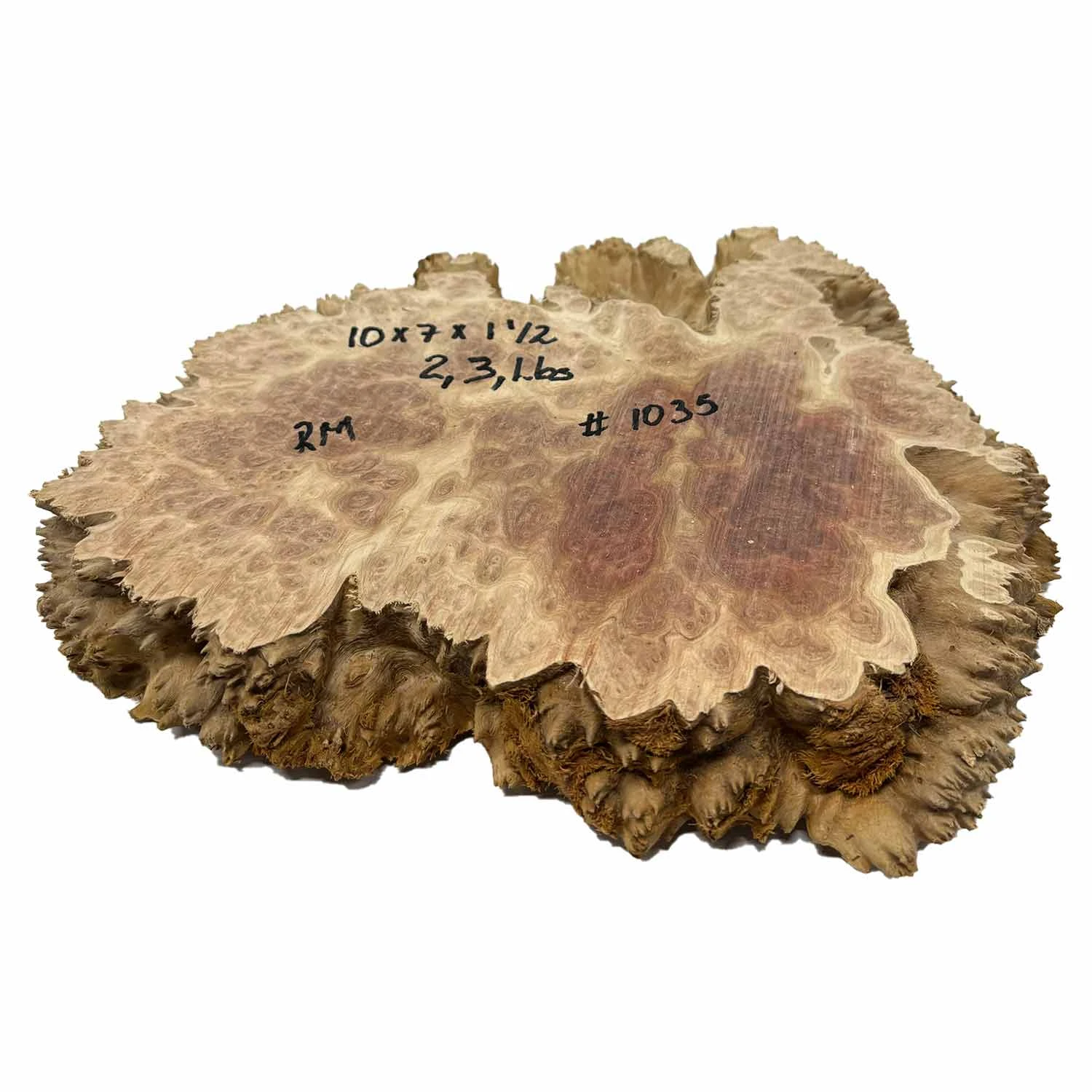 Red Mallee Burl Cookies - 10" X 7" X 1-1/2" #1035 - Image 2