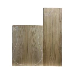 White Ash Dreadnought Guitar Back & Side Set #104