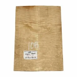 Flame Maple Guitar Carved Top 20-3/4" X 7-1/8" X 1" #108