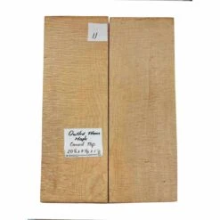 Quilted Flame Maple Bookmatched Guitar Carved Tops 20-1/2" X 7-1/8" X 1-1/8" #11