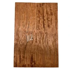 Curly Flame Bubinga Bookmatched Guitar Drop Tops 21" X 7" X 1/4" #112