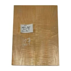 Flame Maple Guitar Carved Top 20" X 7-3/8" X 1" #127