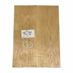 Flame Maple Guitar Carved Top 20" X 7-1/4" X 1" #133