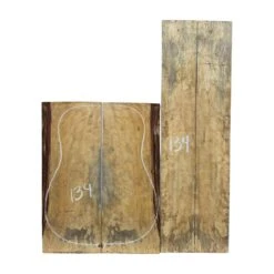 Flame Tamarind Dreadnought Guitar Back And Side Set #134