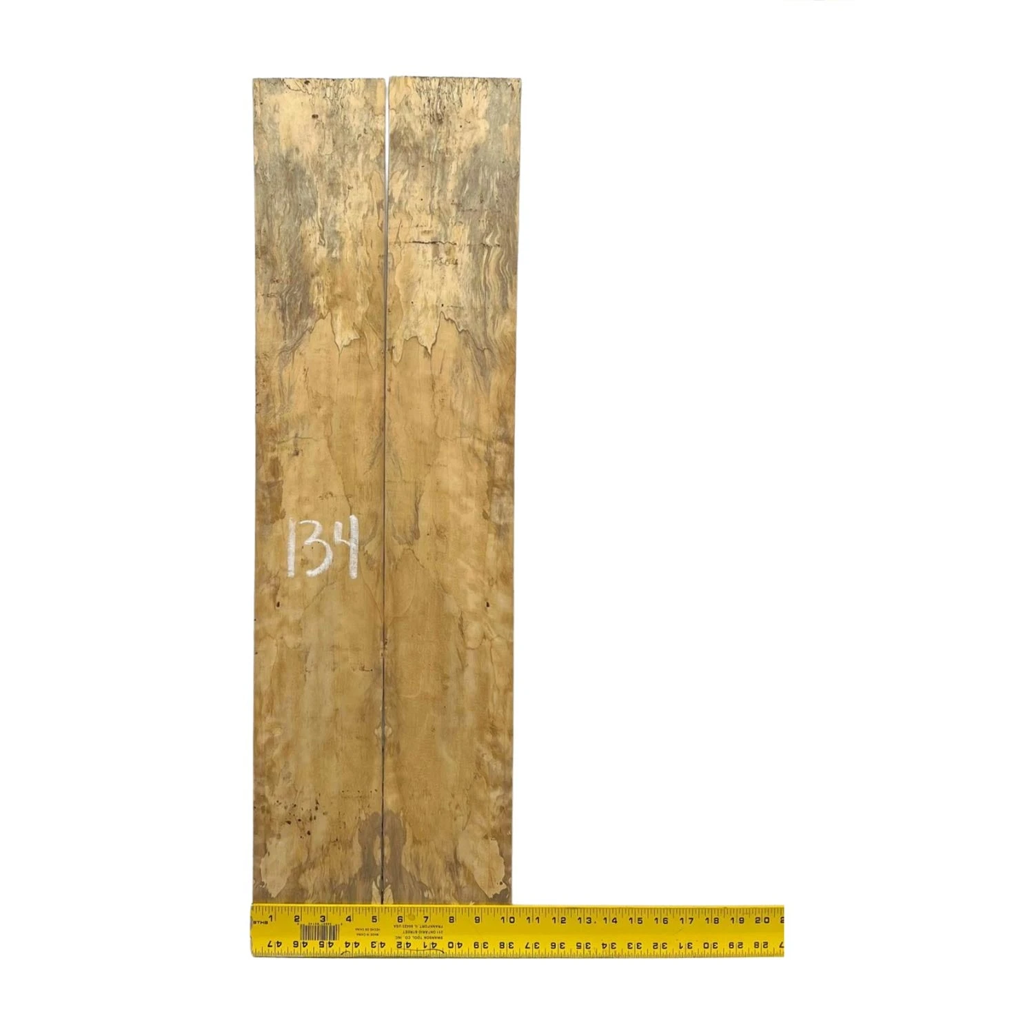 Flame Tamarind Dreadnought Guitar Back And Side Set #134 - Image 4