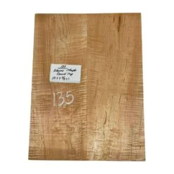 Flame Maple Guitar Carved Top 20" X 7-3/8" X 1" #135