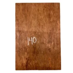 Figured Curly Bubinga Bookmatched Guitar Drop Tops 21" X 7" X 1/4" #140