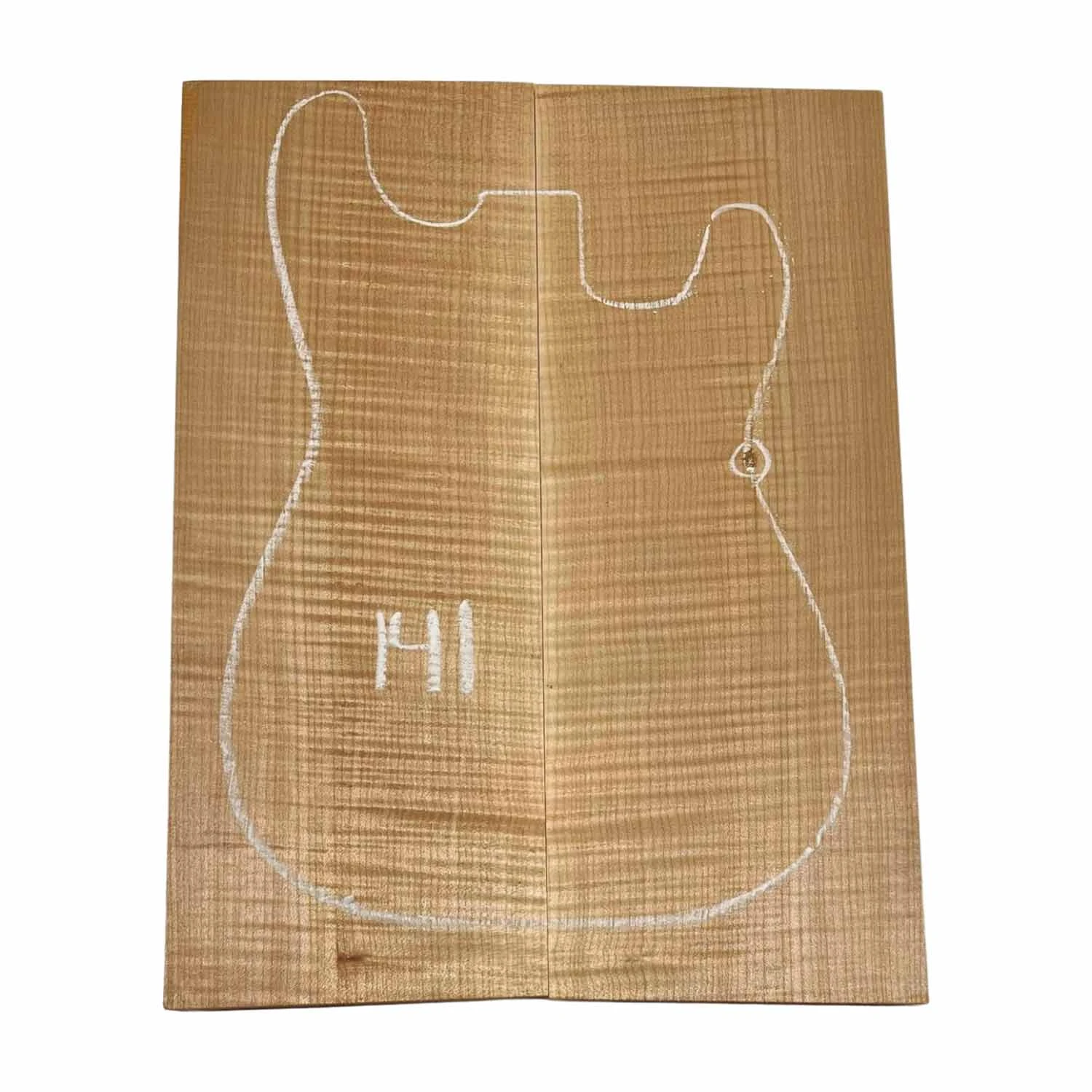 Flame Maple Guitar Carved Top 20" X 7-5/8" X 7/8" #141 - Image 3