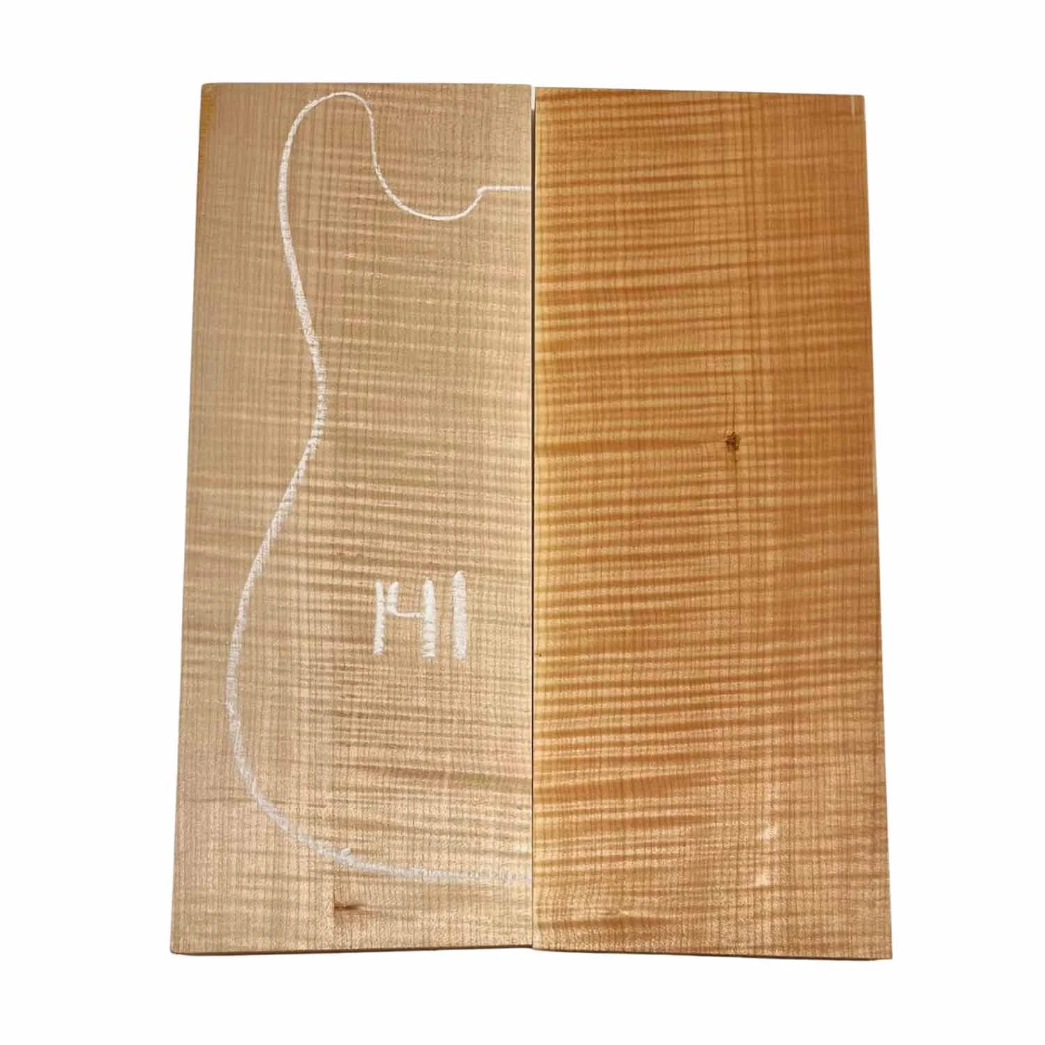 Flame Maple Guitar Carved Top 20" X 7-5/8" X 7/8" #141 - Image 4