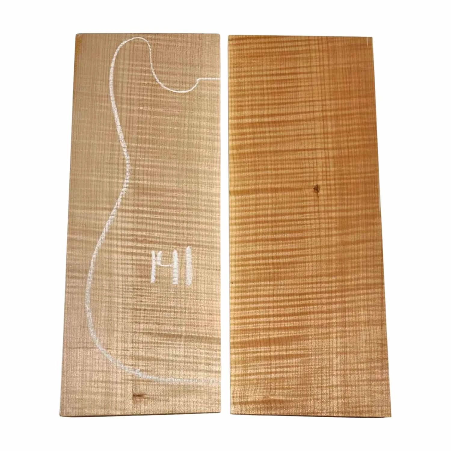 Flame Maple Guitar Carved Top 20" X 7-5/8" X 7/8" #141 - Image 5