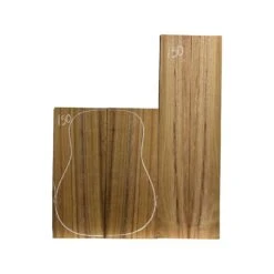 Flame Hawaiian Koa Dreadnought AAA Grade Guitar Back & Side Set #150