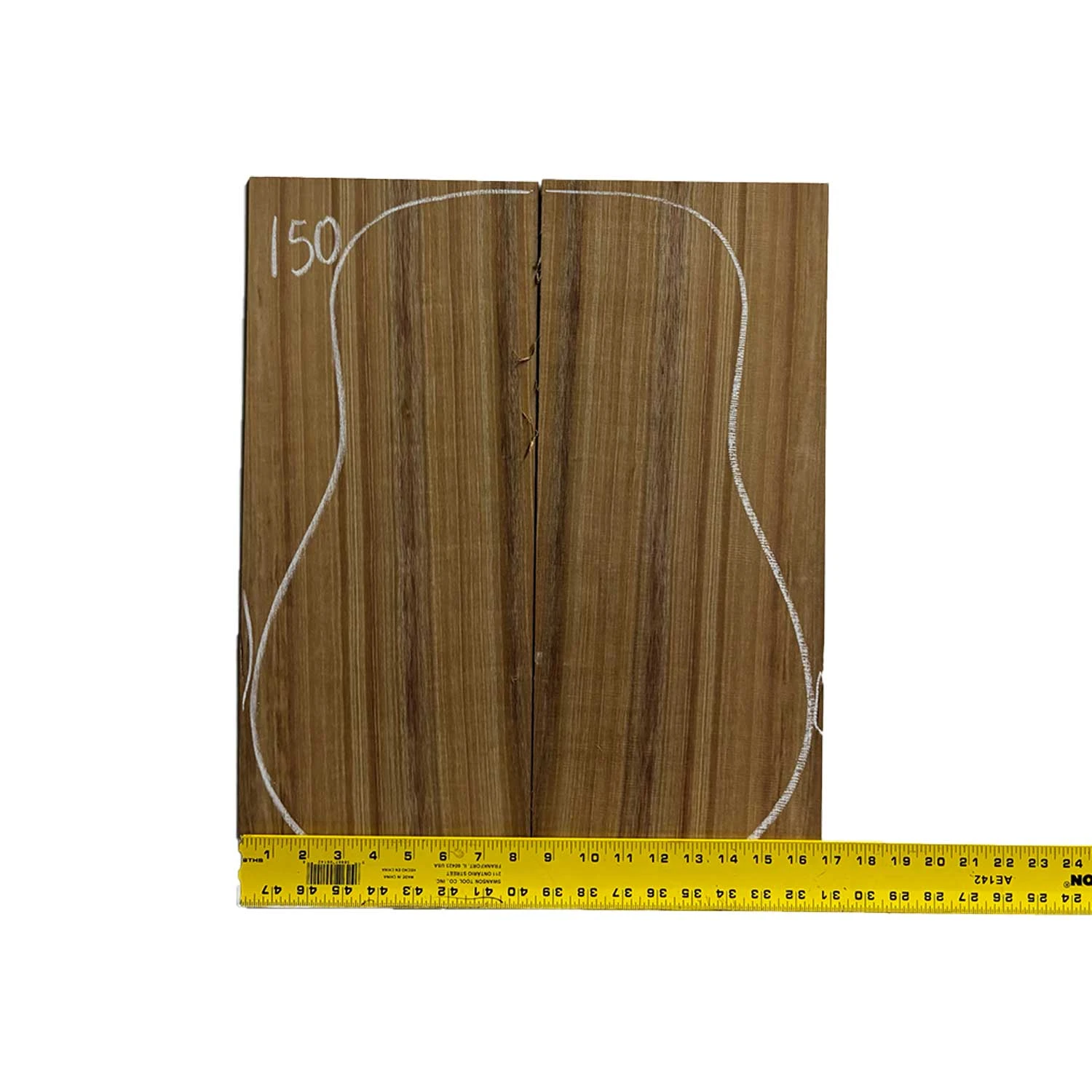 Flame Hawaiian Koa Dreadnought AAA Grade Guitar Back & Side Set #150 - Image 2