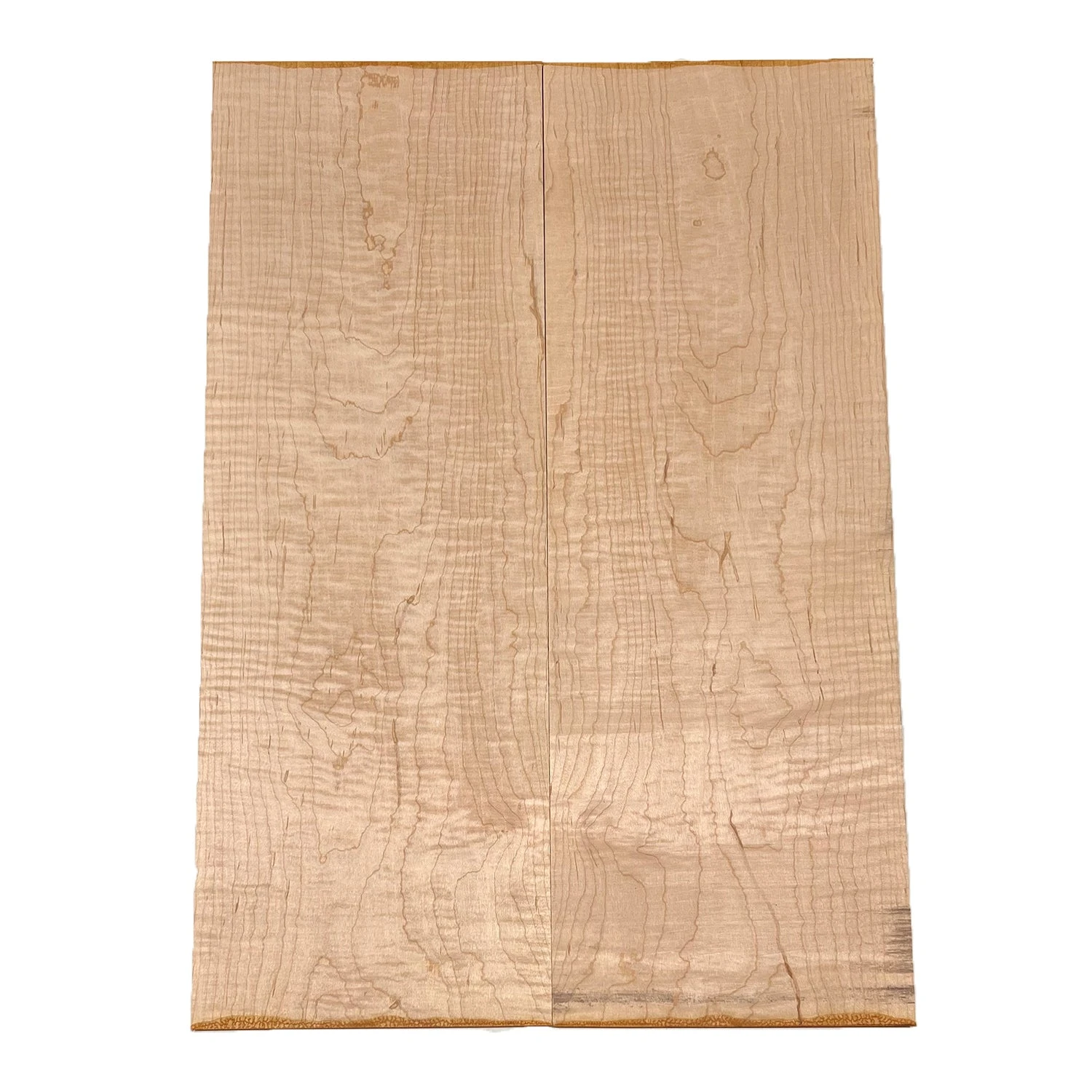 Curly Flame Hard Maple Drop Top 21" X 7-1/4" X 3/8" #154-A - Image 2