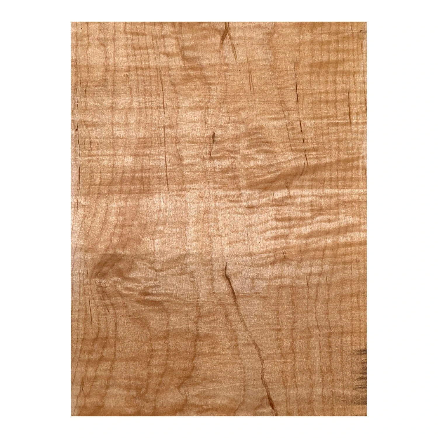 Curly Flame Hard Maple Drop Top 21" X 7-1/4" X 3/8" #154-A - Image 6