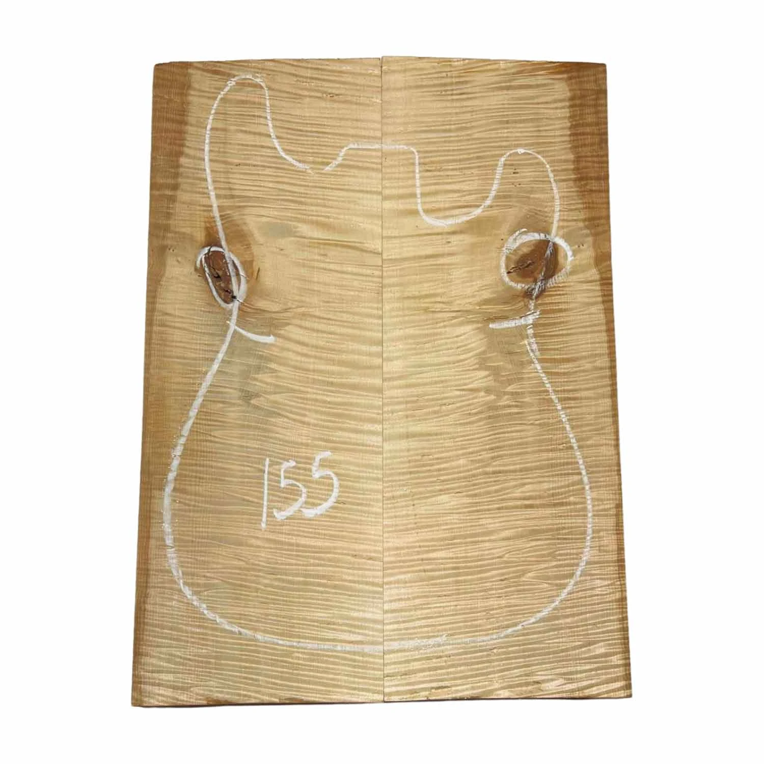 Flame Maple Guitar Carved Top 20" X 7" X 1" #155 - Image 3