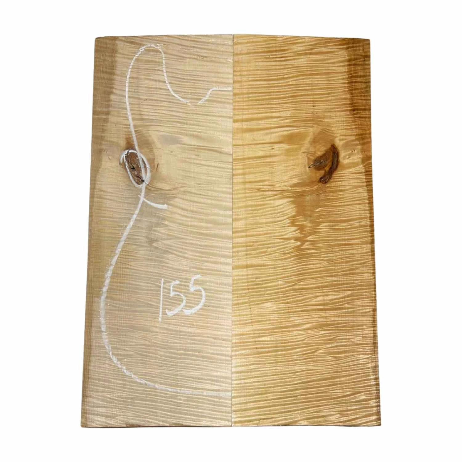 Flame Maple Guitar Carved Top 20" X 7" X 1" #155 - Image 4