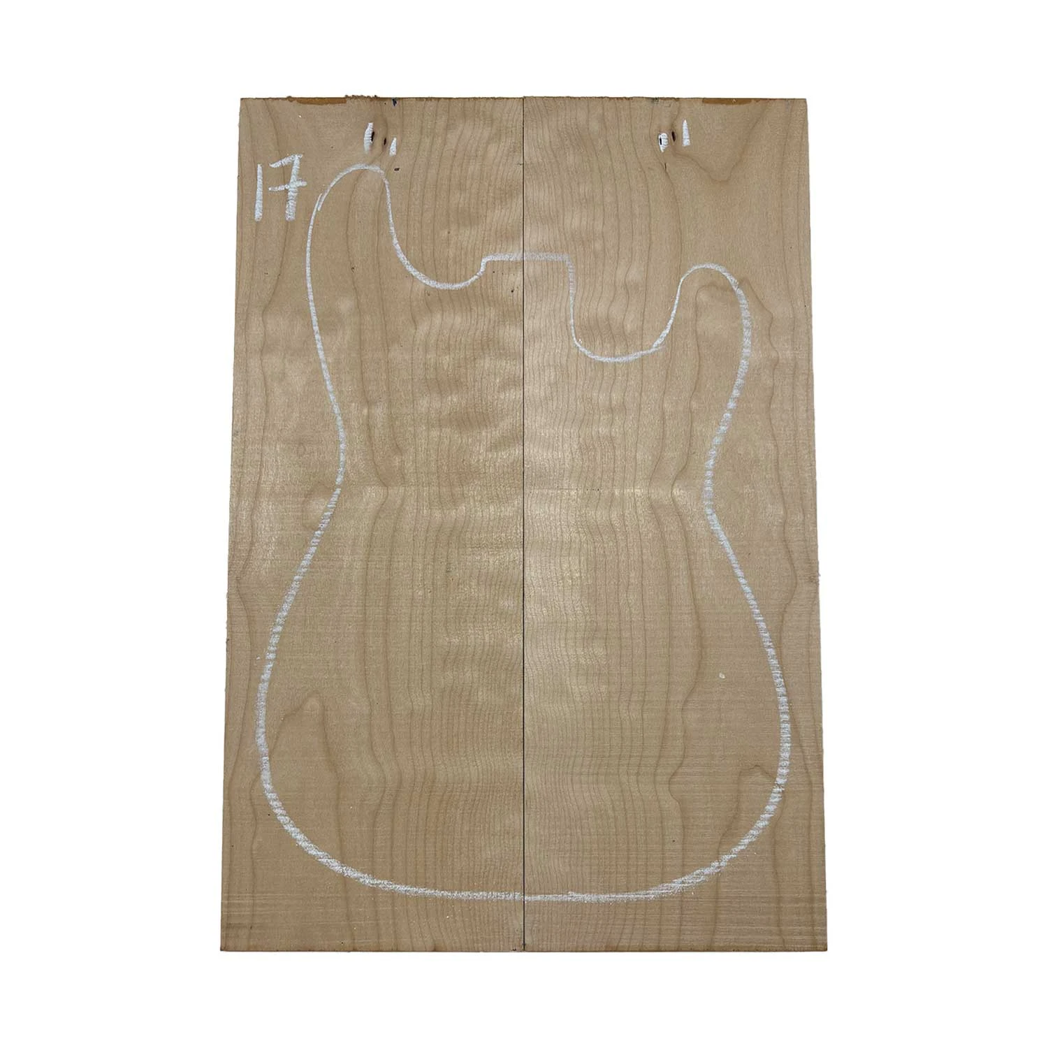 Quilted Maple Guitar Drop Top Set - 21" X 7-1/4" X 1/4" #17 - Image 2