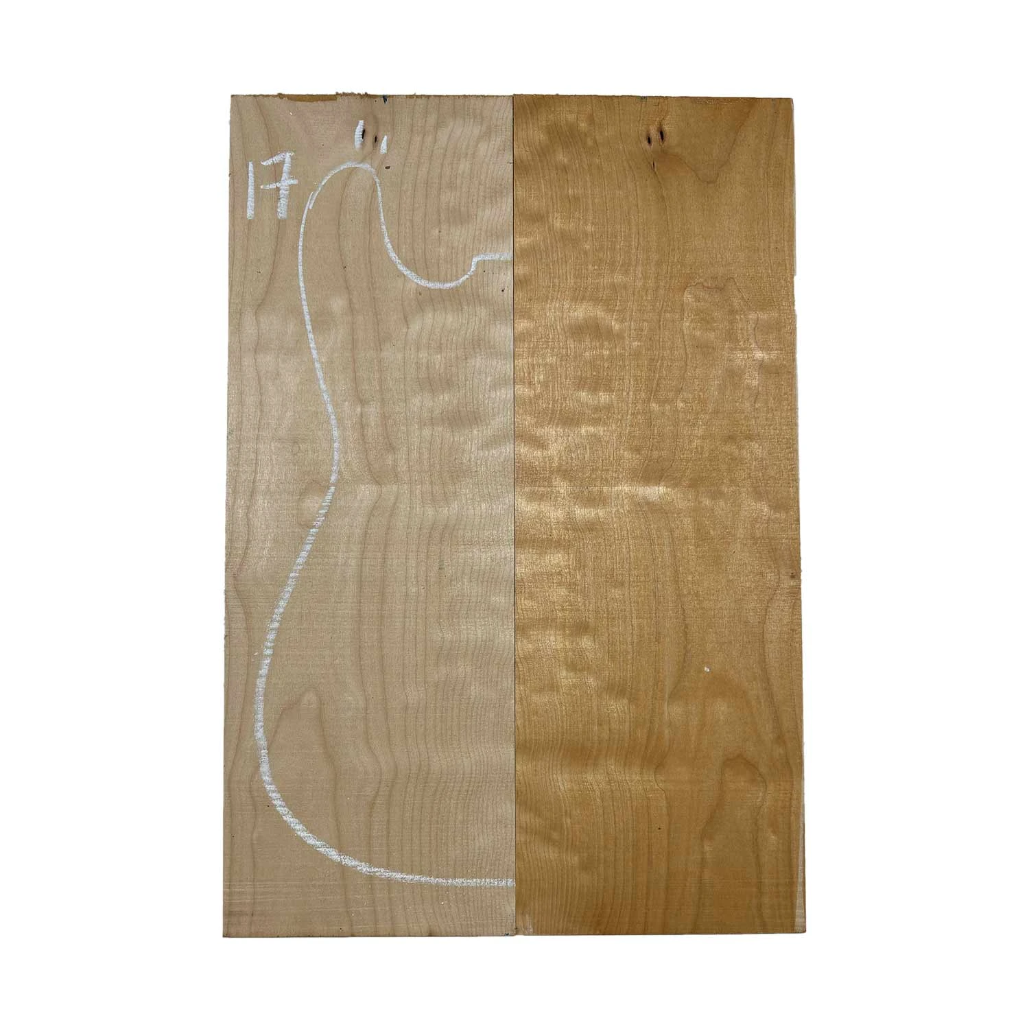 Quilted Maple Guitar Drop Top Set - 21" X 7-1/4" X 1/4" #17 - Image 3