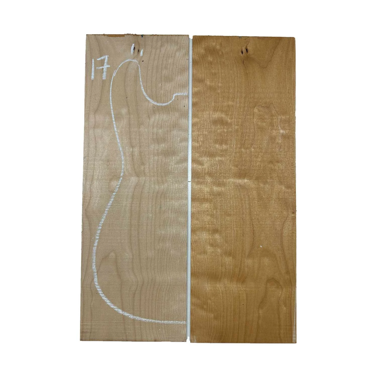 Quilted Maple Guitar Drop Top Set - 21" X 7-1/4" X 1/4" #17 - Image 4