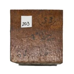 Australian Yellow Box Burl Wood Bowl Blank, 7" X 7" X 3" | #203