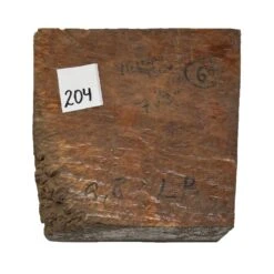 Australian Yellow Box Burl Wood Bowl Blank, 7" X 7" X 3" | #204