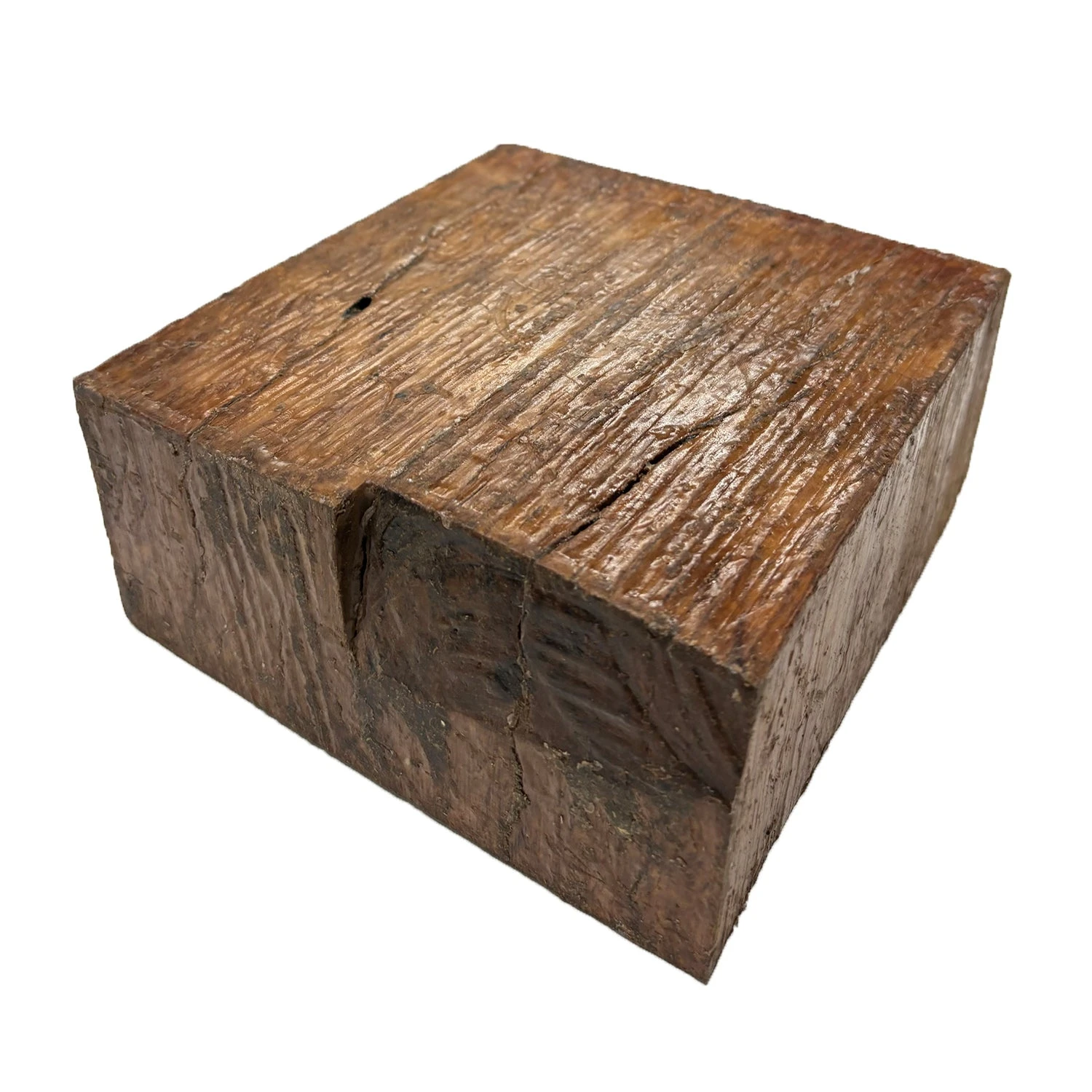 Australian Yellow Box Burl Wood Bowl Blank, 7" X 7" X 3" | #205 - Image 3