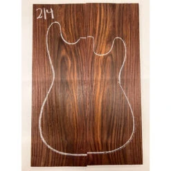 East Indian Rosewood Electric Guitar Drop Top | Book Matched Sets22" X 7-1/2" X 3/8"#214