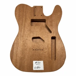 TL-Style African Mahogany Unfinished Fender Guitar Body #217
