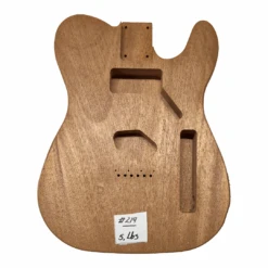 TL-Style African Mahogany Unfinished Fender Guitar Body #219
