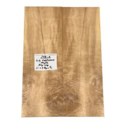 Curly Fiddleback Myrtle Drop Top 21" X 7-3/8" X 1/4" #248-A