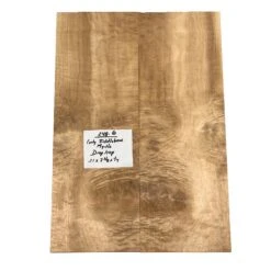 Curly Fiddleback Myrtle Drop Top 21" X 7-3/8" X 1/4" #248-G