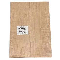 Curly Flame Hard Maple Drop Top 21" X 7-1/4" X 3/8" #27-E