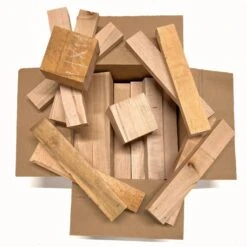 Box Of Ambrosia Maple Wood Scrap DIY Craft Carving Scroll Short Lumber Cutoff Boards