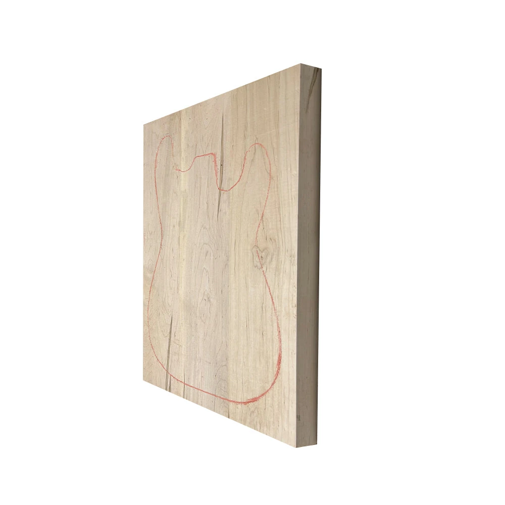 Ambrosia Maple Guitar Body Blank - 21" X 15" X 1-3/4", 11 Lbs (3 Pcs Glued) #305 - Image 7