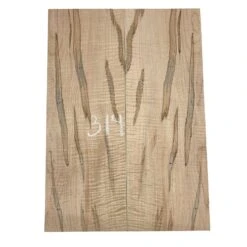 Flame Ambrosia Maple Bookmatched Guitar Drop Top 21" X 7-3/8" X 1/4" #314