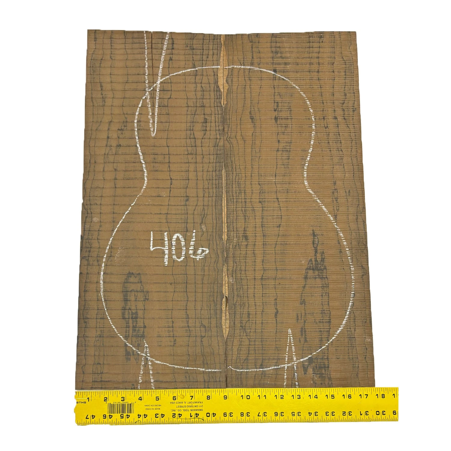 Ziricote Classical Guitar Back Seconds Set #406 - Image 2