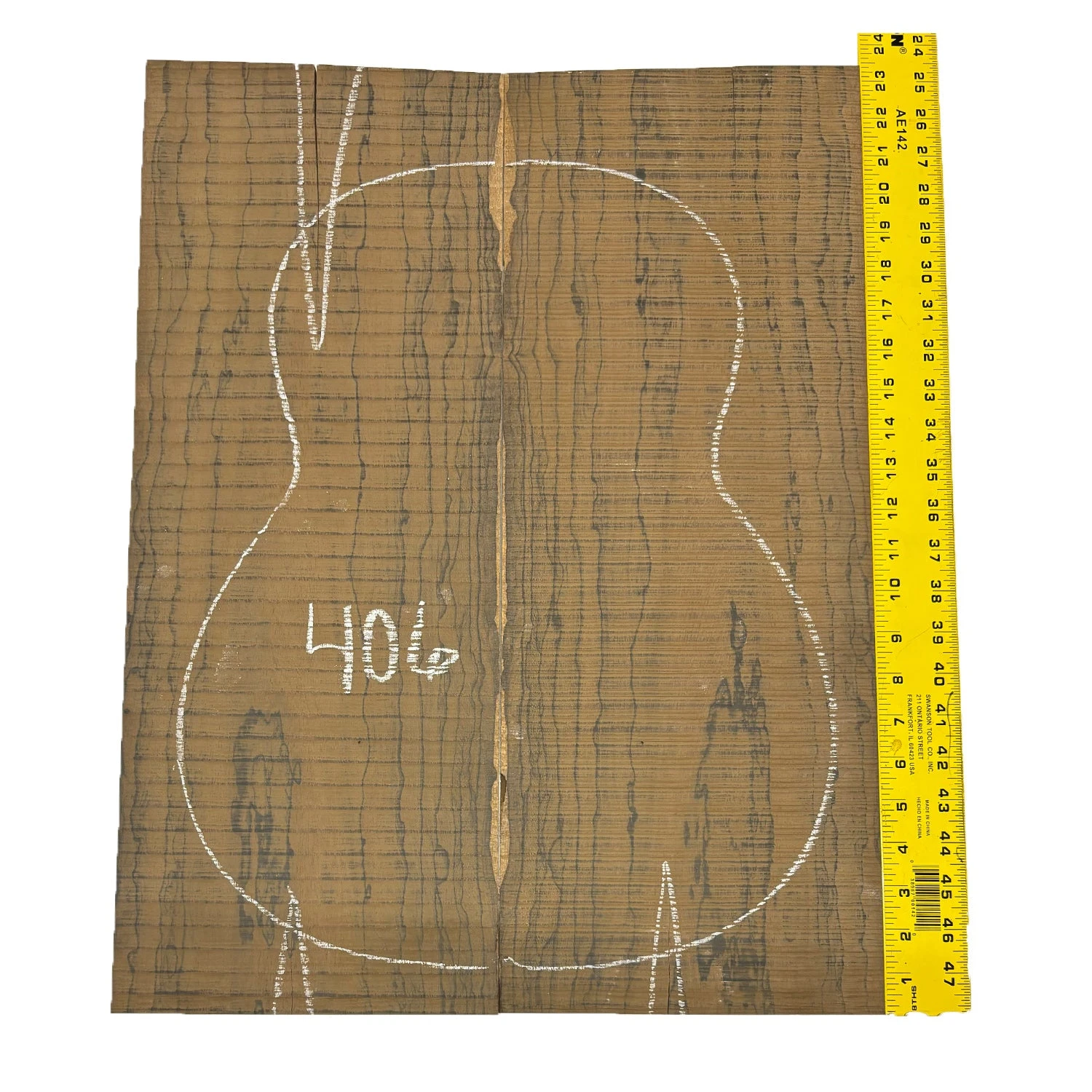Ziricote Classical Guitar Back Seconds Set #406 - Image 3