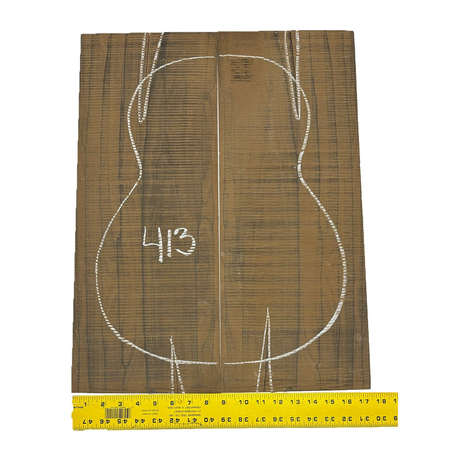 Ziricote Classical Guitar Back Seconds Set #413 - Image 2